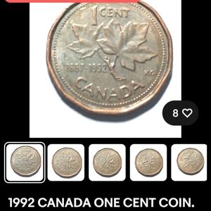 1992 Canada One Cent Coin